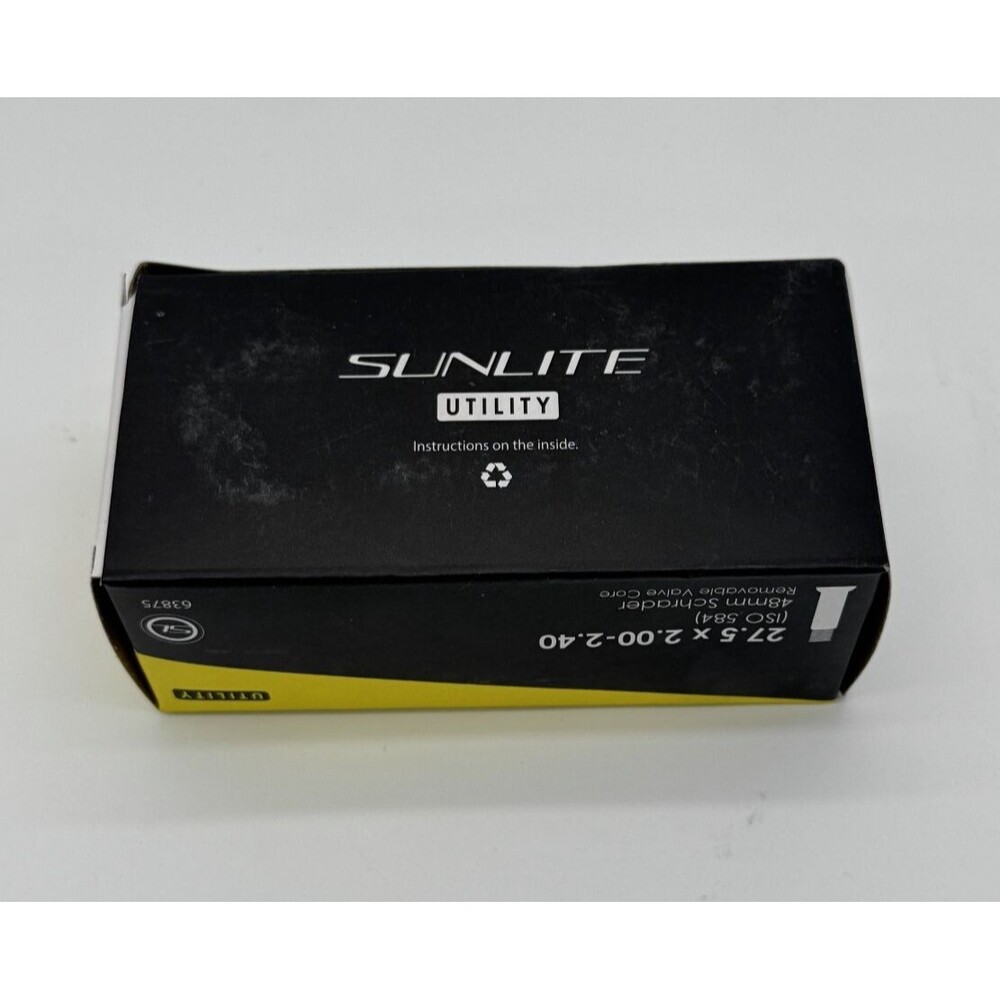 Sunlite Utili-T Thorn Resistant Schrader Valve Tubes 27.5x2.00-2.40 SV - Picture 4 of 5